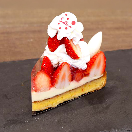 苺と生クリームのタルト