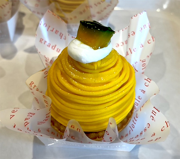 かぼちゃのモンブランタルト