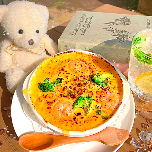 あつあつエビグラタンドリア