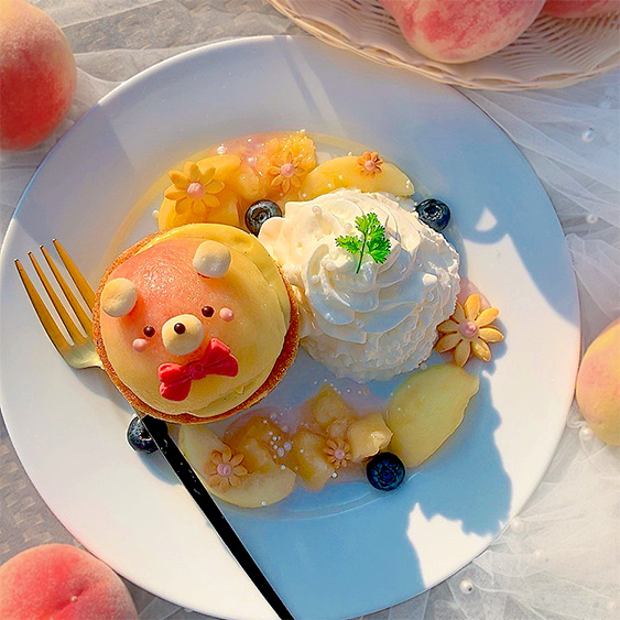 ももクマのひなたパンケーキ