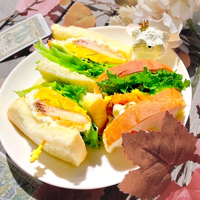 秋の味覚サンド