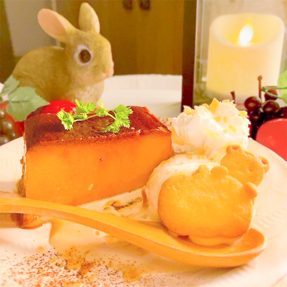 濃厚かぼちゃプリン
