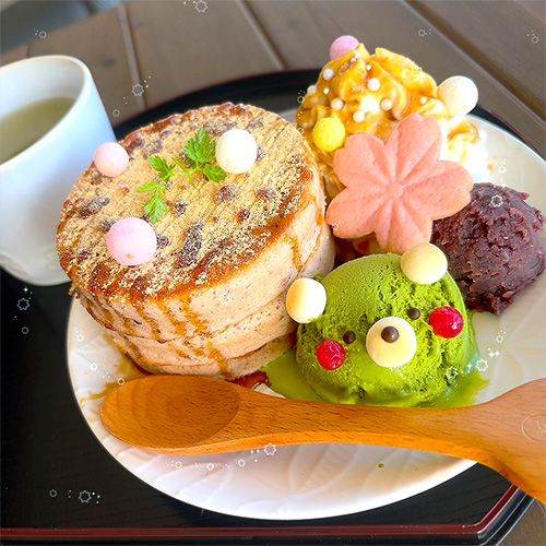 こぐまのおやつ和パンケーキ