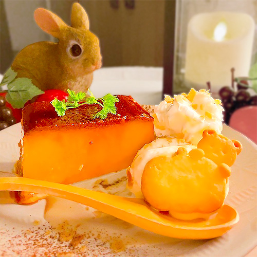 濃厚かぼちゃプリン