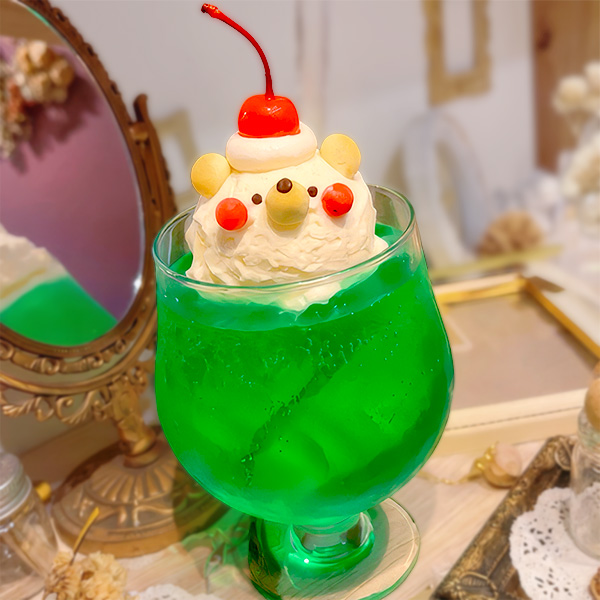くまさんのクリームソーダ