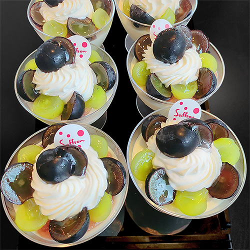 ぶどうのレアチーズ