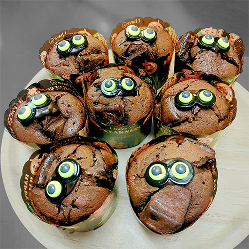 ハロウィンチョコマフィン