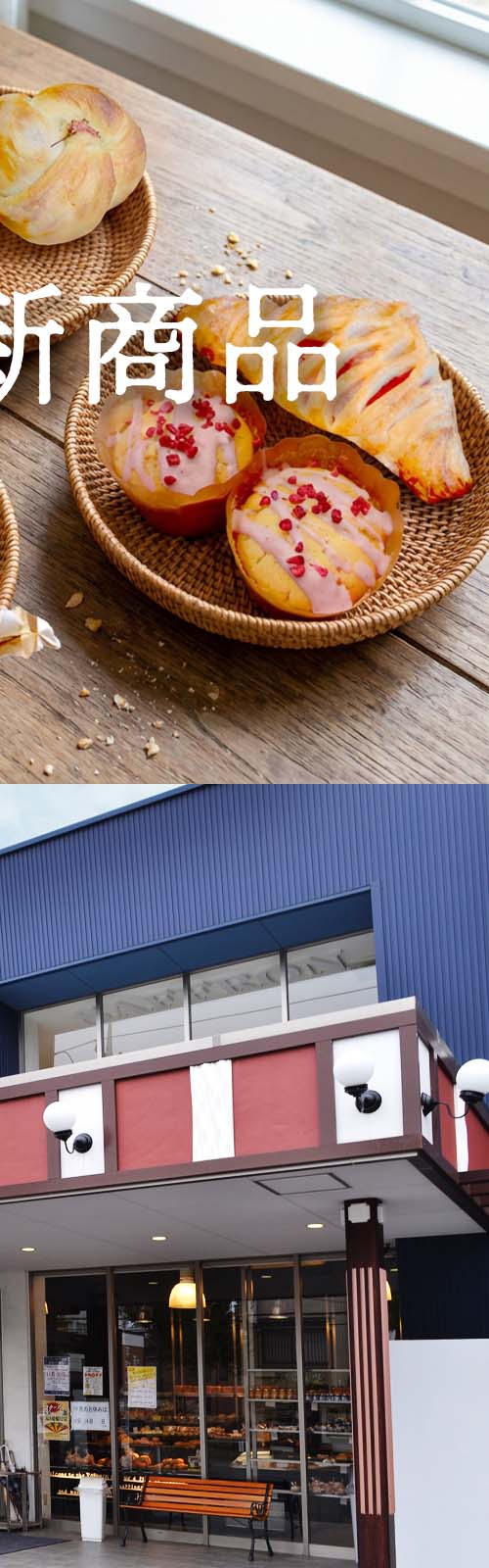 お店とパン