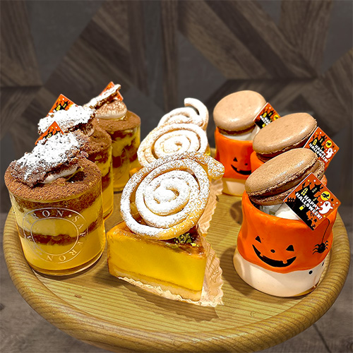 かぼちゃのティラミス/かぼちゃのバスクチーズケーキ/
