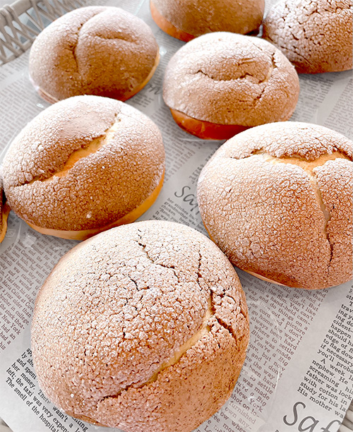 ライ麦のメロンパン