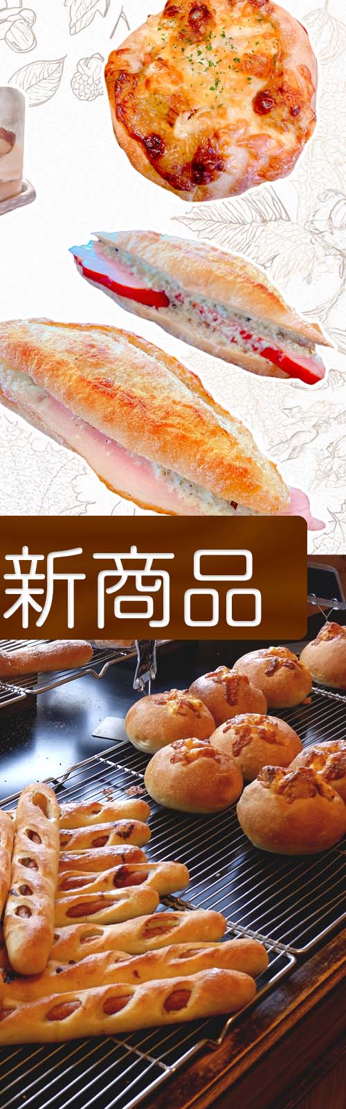お店とパン